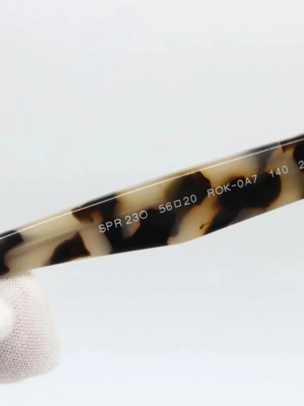 PRADA Leopard Sunglasses Plastic Black Auth am11163A